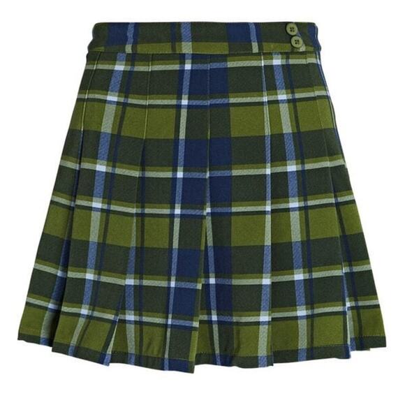 WEWOREWHAT NWT Plaid Twill Tennis Mini Skirt Size 2 128.00 - Picture 2 of 8